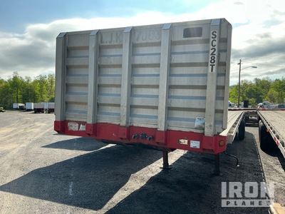 2003 Great Dane 44180 lb 48 ft T/A Spread Axle Flatbed Trailer