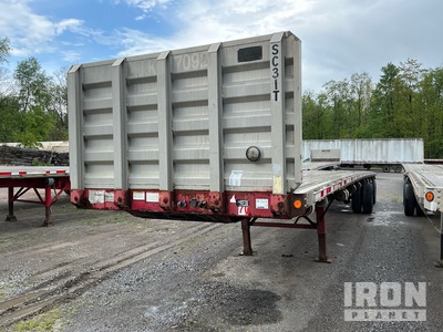 2003 Great Dane 62180 lb 48 ft T/A Spread Axle Flatbed Trailer
