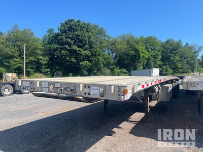 2012 Great Dane 40000 lb 48 ft T/A Spread Axle Flatbed Trailer