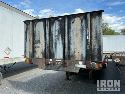 2001 Fontaine EDFT-6-8048WSAWK 48 ft T/A Spread Axle Single Drop Step Deck Trailer