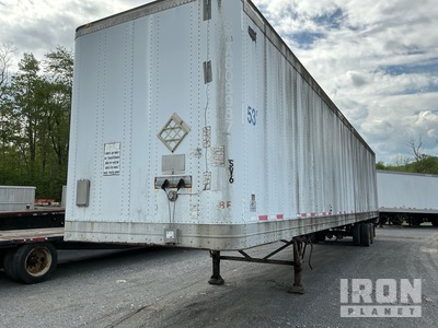 2000 Wabash 53 ft x 102 in T/A Remorque fourgon