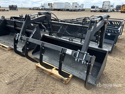 2026 Industrias America 84BG 84 in Skid Steer Grapple Bucket