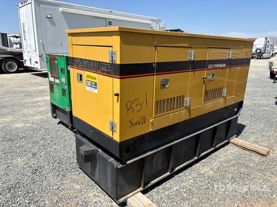 2012 Cat 50KW 100 kVA Skid-Mounted Generator Set