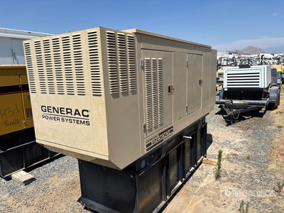 2002 Generac 7.5 KW 75 kW Skid-Mounted Generator Set