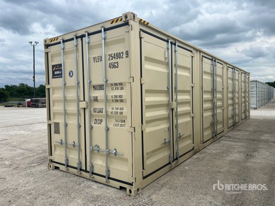2026 40 ft High Cube Multi-Door Storage Container