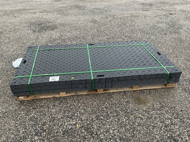 (12) SKLP SK-LJB12 Polyethylene Board Roadbed Protection Pads - Unused