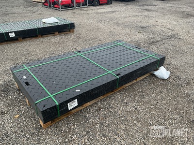 (12) SKLP SK-LJB12 Polyethylene Board Roadbed Protection Pads - Unused