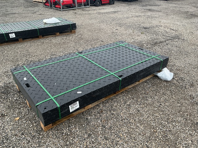 (12) SKLP SK-LJB12 Polyethylene Board Roadbed Protection Pads - Unused