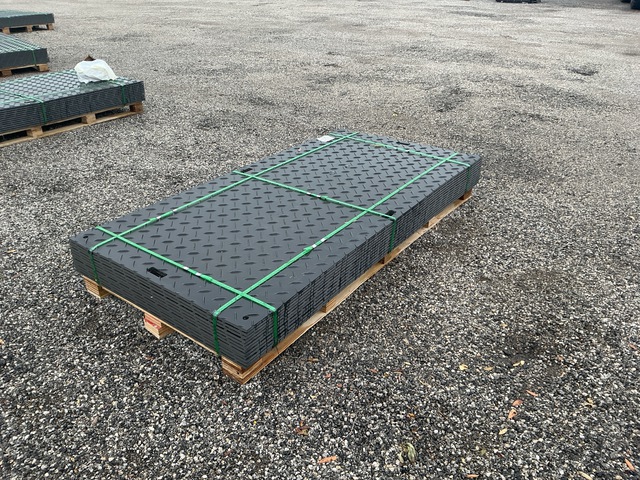 (12) SKLP SK-LJB12 Polyethylene Board Roadbed Protection Pads - Unused