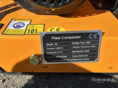 2026 SDLOOL SL90 Vibratory Plate Compactor (Unused)