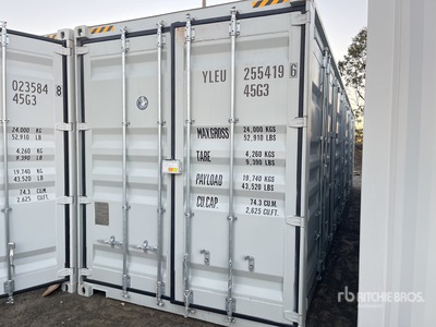 2026 40 ft High Cube Multi-Door Storage Container (Unused)