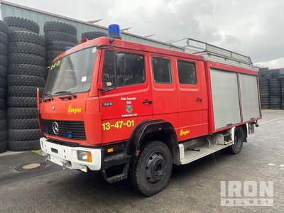 1991 Mercedes Benz 1120 6x2 Crew Cab Camión de bomberos