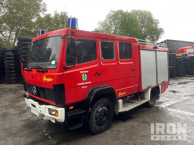 1992 Mercedes Benz 917 4x4 Crew Cab Camión de bomberos