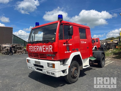1987 Steyr 12S21 4x4 Crew Cab Fire Truck