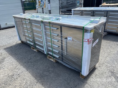 2026 Suihe NWB-18DS-2B -10 9 ft 4 in 18-Drawer Workbench (Unused)