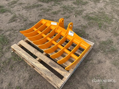 2026 GIYI 44 in Rastrillo para excavadora - Fits Cat 305 (Unused)