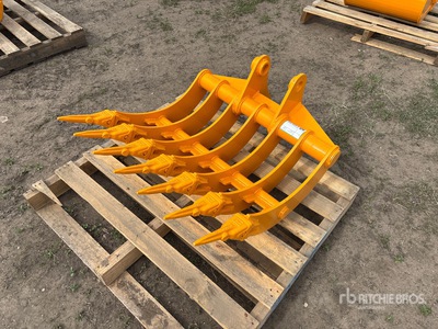 2026 GIYI 32 in Rastrillo para excavadora - Fits Cat 305 (Unused)