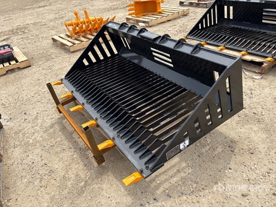 2026 GIYI GY-RB66 66 in Skeleton Skid Steer Bucket (Unused)