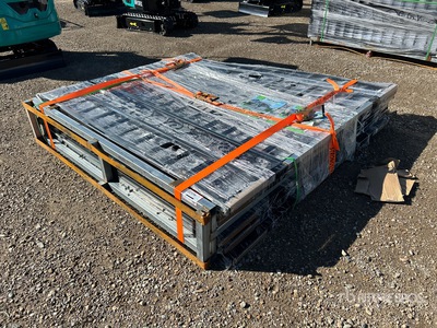 Quantity of (3) 2026 Suihe NG-14D -3 14 ft x 7 ft Steel Bi-Parting Driveway Gate (Unused)