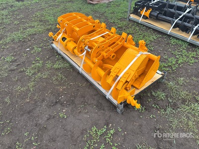 Quantity of (8) 2026 GIYI Cat 301 GYA-8 Mini Excavator Attachments - Fits Cat 301 (Unused)
