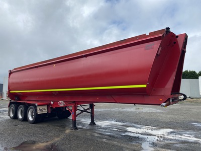 2019 Bruce Rock Engineering 10.2 m Tri/A Remorque à benne basculante arrière