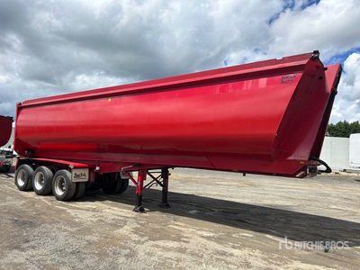 2019 Bruce Rock Engineering 10.2 m Tri/A Remorque à benne basculante arrière