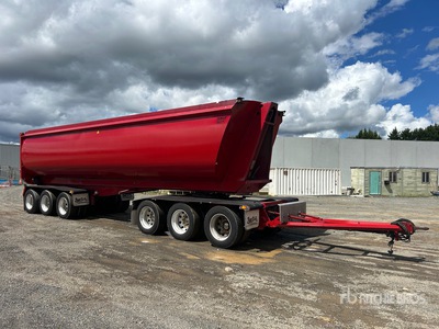 2019 Bruce Rock Engineering 9.1 m 6/ Axle Dog Remorque à benne basculante arrière