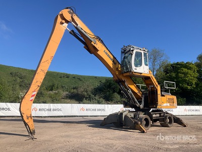 2014 Liebherr A934C Litronic Kołowy uchwyt materiałowy