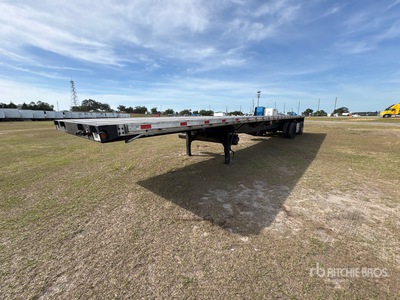 2000 Great Dane 48 ft T/A Spread Axle Remolque caja abierta