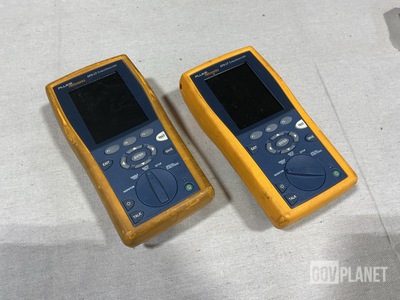 (2) Fluke DTX-LT Cable Analyzers