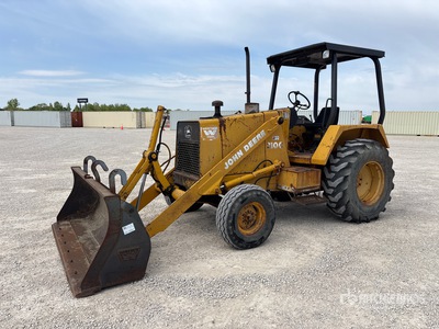 1986 John Deere 210C 4x4 Chargeuse entretien paysager