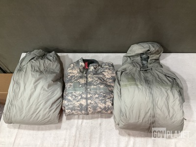 (11) Extreme Cold Weather Parkas, (2) Flame Resistant Jackets & Assorted Items
