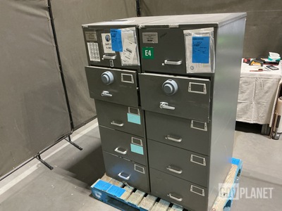 (2) Mosler Filing Cabinet Safes