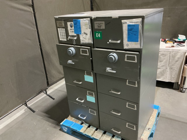 (2) Mosler Filing Cabinet Safes