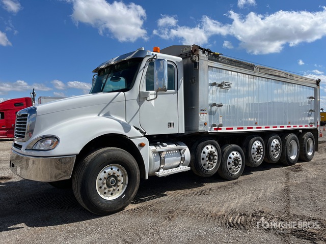 2015 Freightliner Columbia 120 14x4 Six Axle Dump Truck