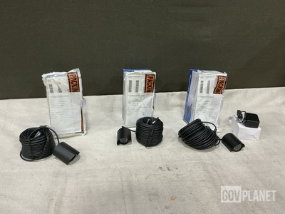 (7) Speco Technologies CVC320WP6 B/W Waterproof Bullet Cameras