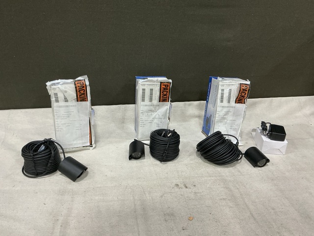 (7) Speco Technologies CVC320WP6 B/W Waterproof Bullet Cameras
