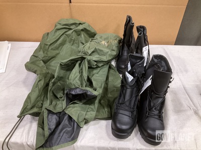 (17) Clothing Bags, (4) Pairs of Women’s Safety Boots & Assorted Items