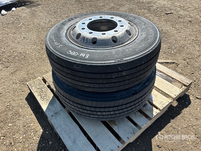 Quantity of (2) 265/70R19.5 Tires
