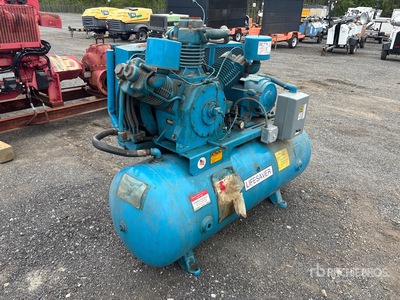 Skid-Mounted Electric 120 gal ضاغط هوائي