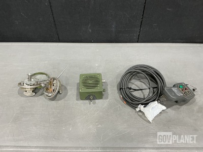 (1) Winch Controller, (1) Loudspeaker, (2) Opening Caps & Assorted Items