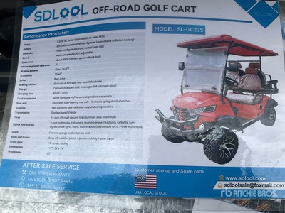 2026 SDLOOL SL-GC22S Off-Road Golf Cart Golf Cart (Unused)