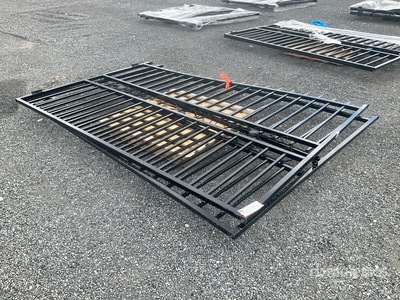 2026 SKLP SK-T20X 20FT. BI-PARTING WROUGHT IRON GATE Doors (Unused)