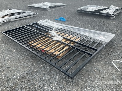 2026 SKLP SK-T20X 20FT. BI-PARTING WROUGHT IRON GATE Doors (Unused)