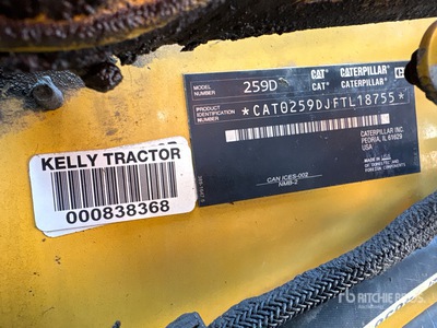 2018 Cat 259D Compacte Schranklader