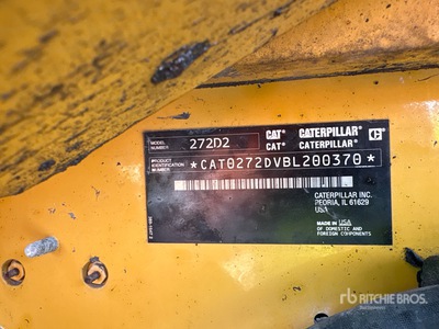 2016 Cat 272D2 Minicargadora