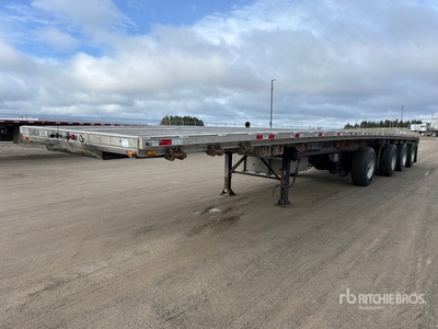 2005 Alutrec 48 48 ft Quad/A Flatbed Trailer