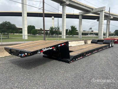 2022 Talbert T/A Single Drop Removable Gooseneck Lowboy Trailer