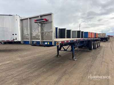 2011 Manac 104 48 ft Quad/A Flatbed Trailer