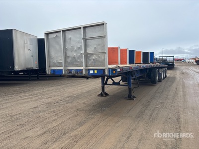 2011 Manac 104 48 ft Quad/A Flatbed Trailer